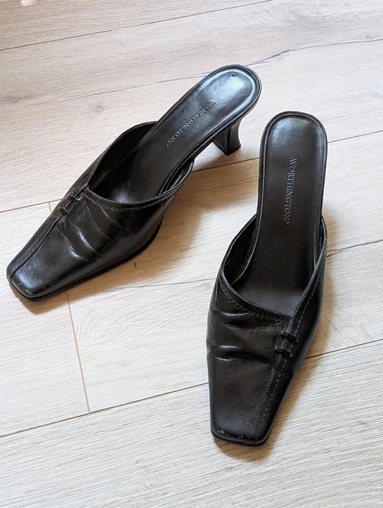 Worthington Shoes - Worthington Leather Mules